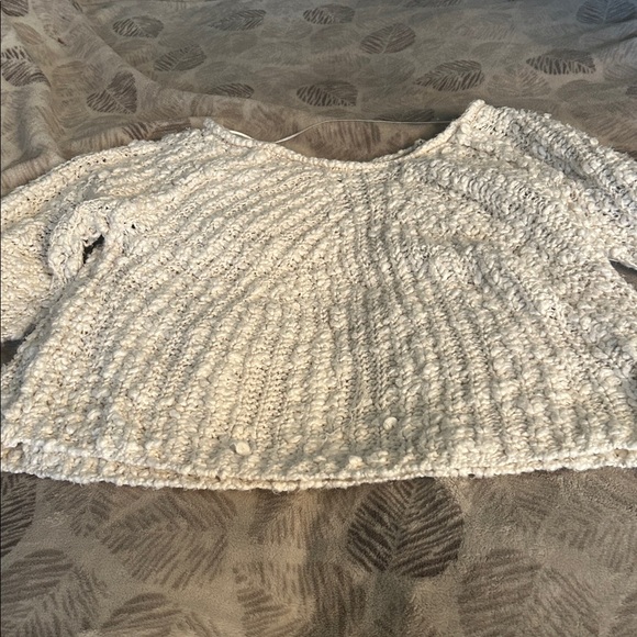 Free People Off-White Chunky Knit Sweater - Picture 9 of 9